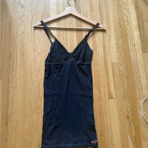 Hollister Midnight Blue Lace Slip